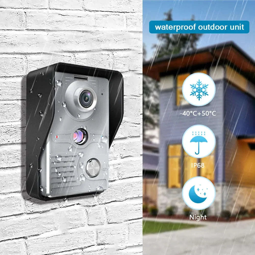 Video Door Intercom Entry System Kit for Secure Home Entry-813FA11 / CHINA
