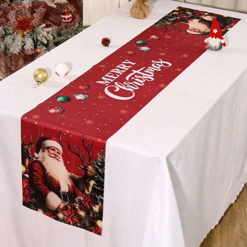 Vintage Christmas Table Runner-16 / 35*180cm