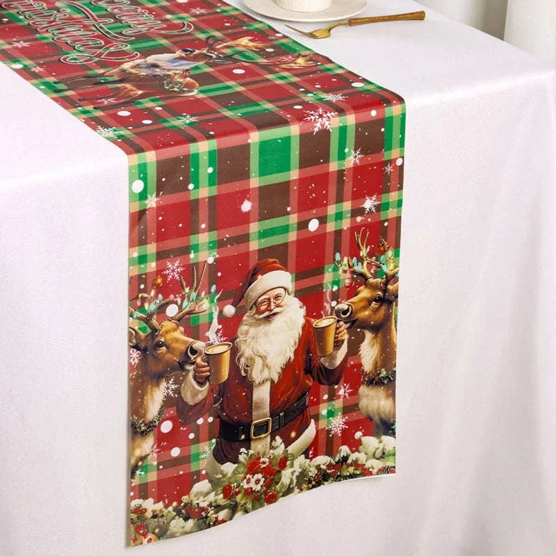 Vintage Christmas Table Runner-16 / 35*180cm