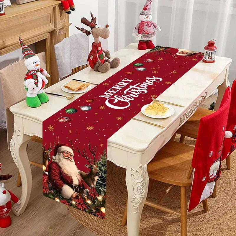 Vintage Christmas Table Runner-16 / 35*180cm