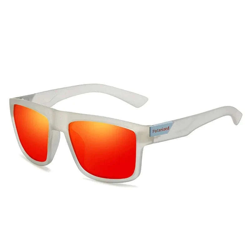 Vintage Square Polarized Sunglasses for Driving and Outdoors-C5