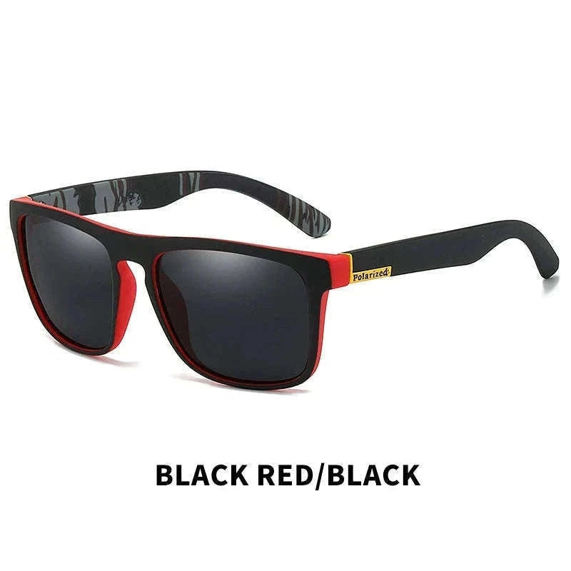 Vintage Square Polarized Sunglasses for Driving and Outdoors-C5