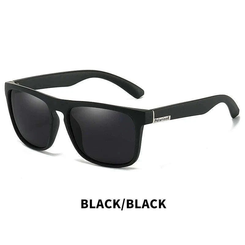 Vintage Square Polarized Sunglasses for Driving and Outdoors-C5