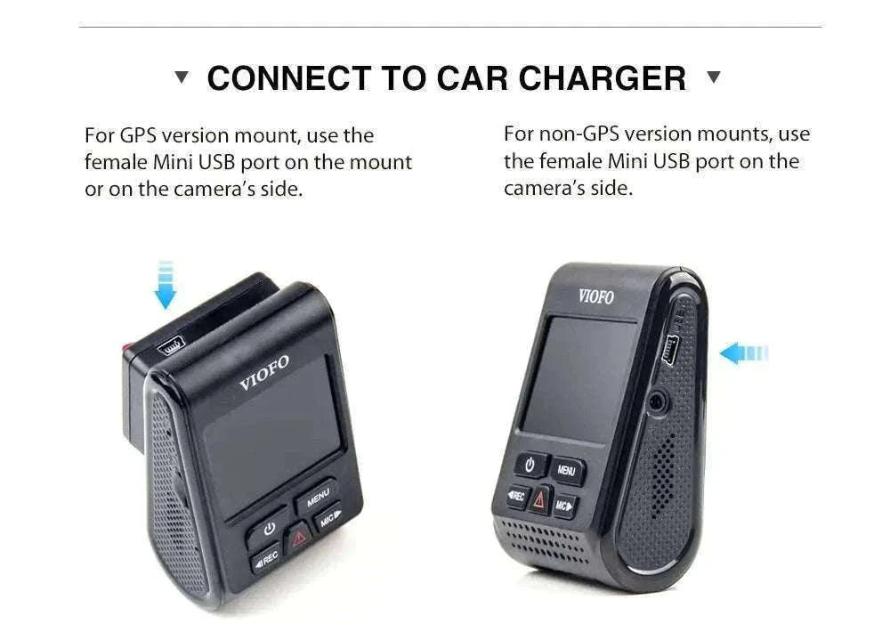 VIOFO A119 V3 2K Quad HD Dash Cam with Night Vision & Parking Mode-Add GPS / None