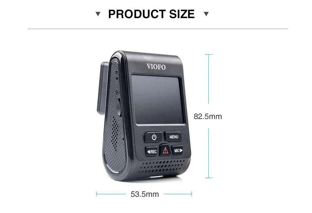 VIOFO A119 V3 2K Quad HD Dash Cam with Night Vision & Parking Mode-Add GPS / None