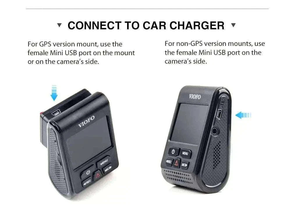 VIOFO A119 V3 2K Quad HD Dash Cam with Night Vision & Parking Mode-Add GPS / None