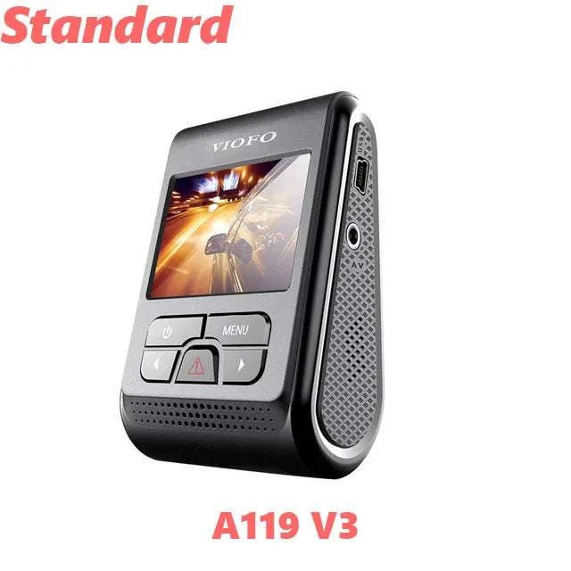 VIOFO A119 V3 2K Quad HD Dash Cam with Night Vision & Parking Mode-Add GPS / None