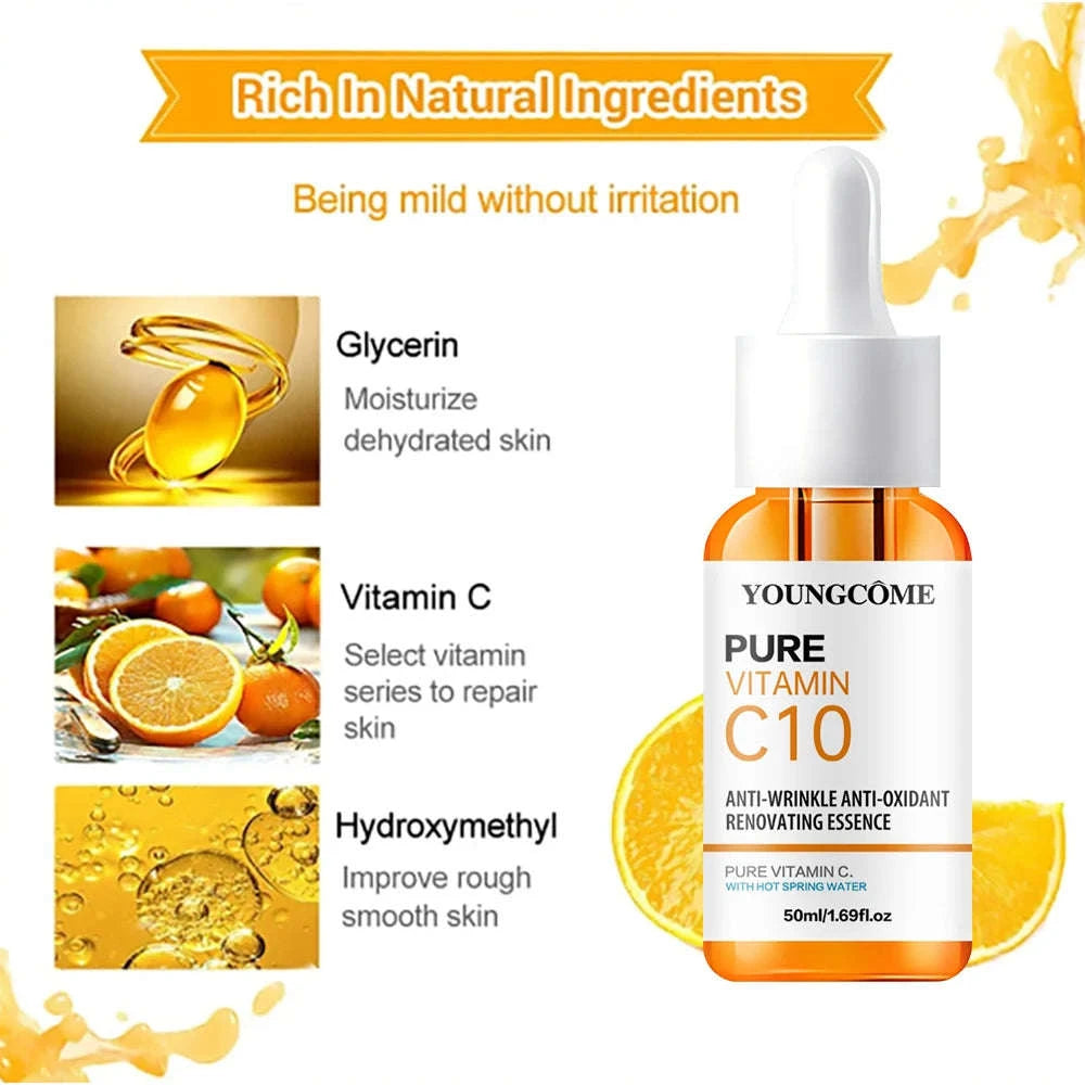 Vitamin C Facial Essence with Hyaluronic Acid-30ml