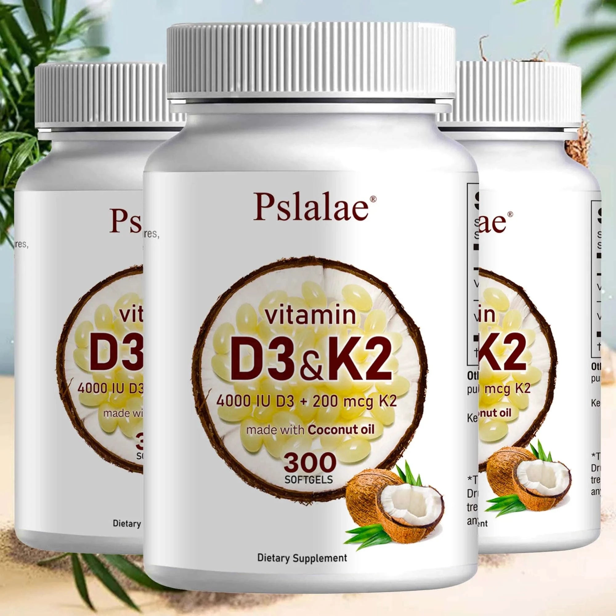 Vitamin D3 and K2 Softgels for Daily Wellness Support-One-Trial stage / United States