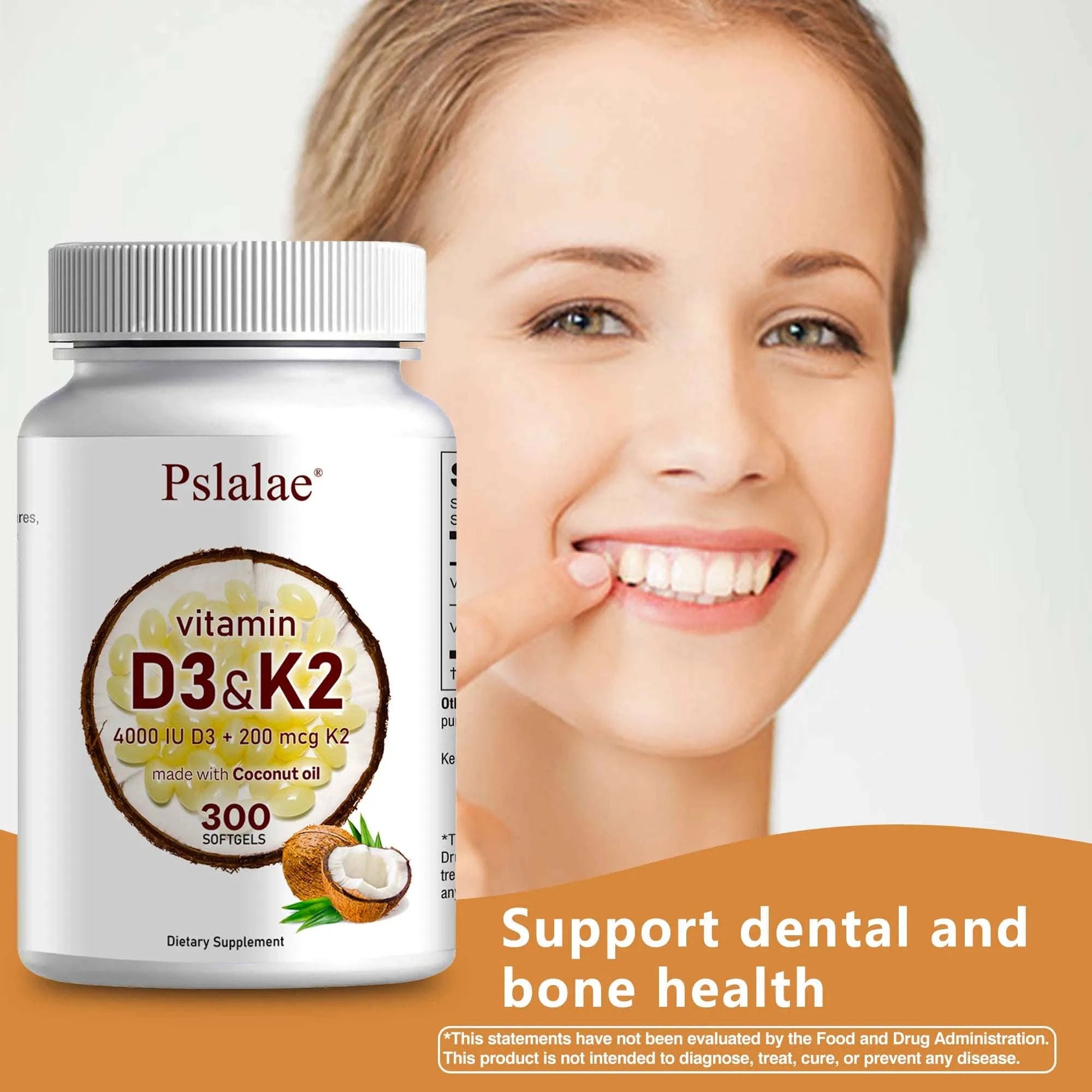 Vitamin D3 and K2 Softgels for Daily Wellness Support-One-Trial stage / United States