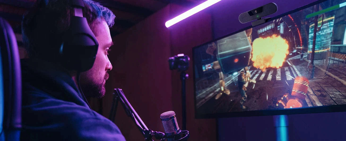 VIZOLINK 4K UHD Webcam with Autofocus and Noise‑Cancelling Mics-4K W8GS / CHINA