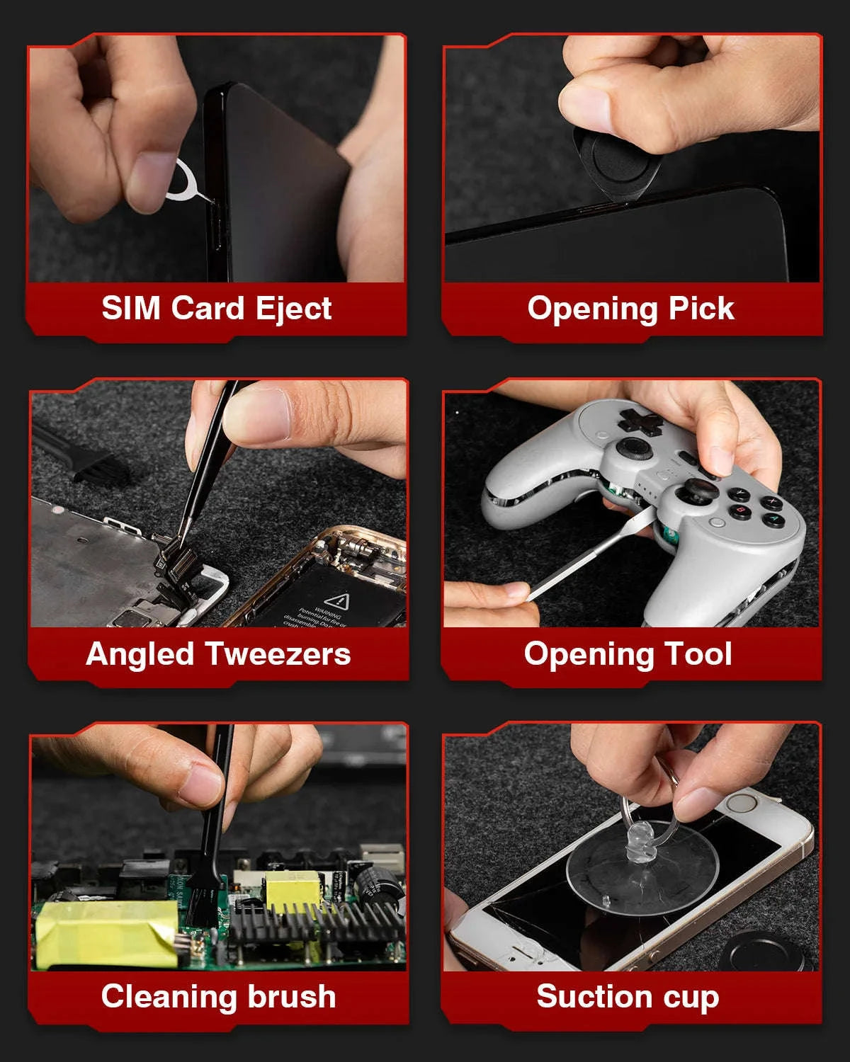 VMAN 138‑in‑1 Precision Electric Screwdriver Set-138 In 1 Black / United States