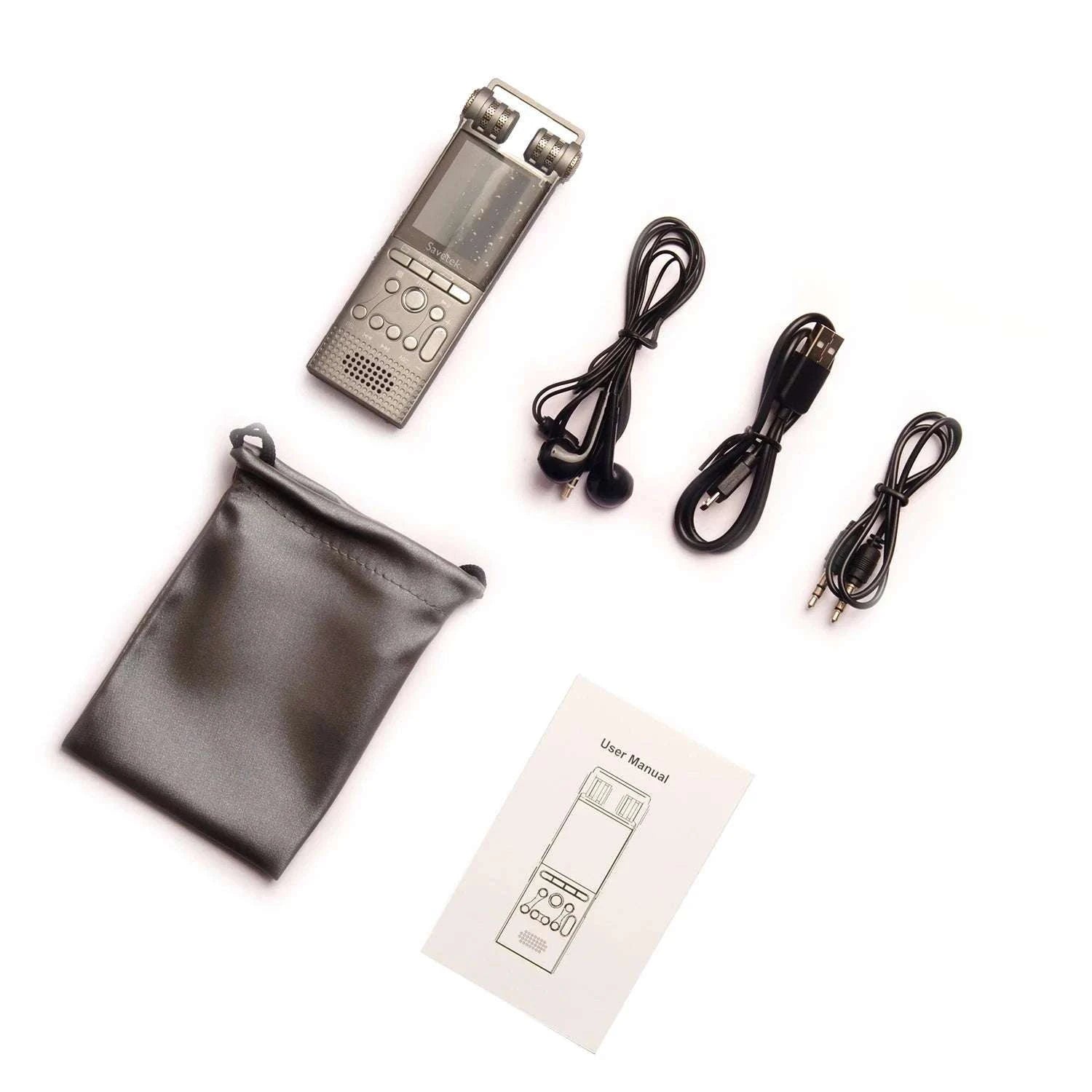 Voice Activated Audio Recorder USB Pen with Playback & File Storage-NoextraMic / China Mainland / 8 GB