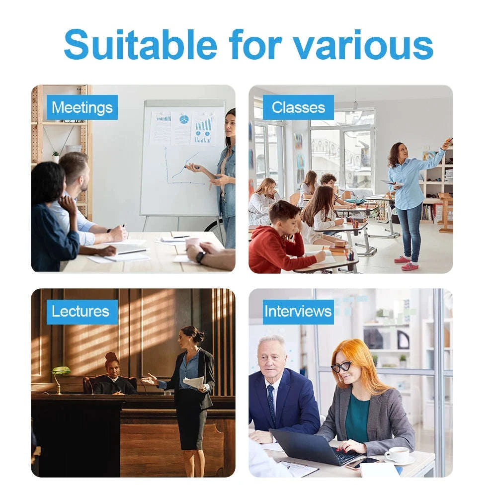 Voice Activated Digital Recorder USB with 29h Battery & Storage Options-black / China Mainland / 32 GB