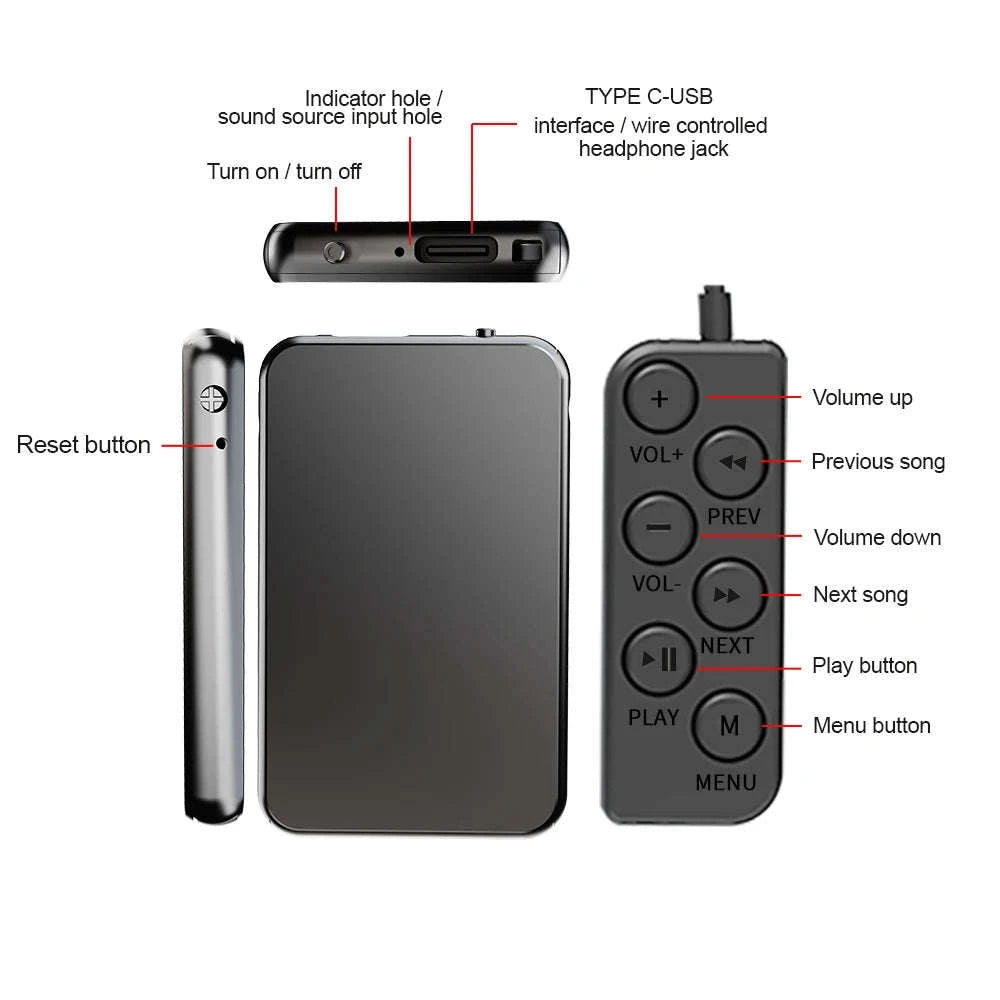 Voice Activated Digital Recorder USB with 29h Battery & Storage Options-black / China Mainland / 32 GB