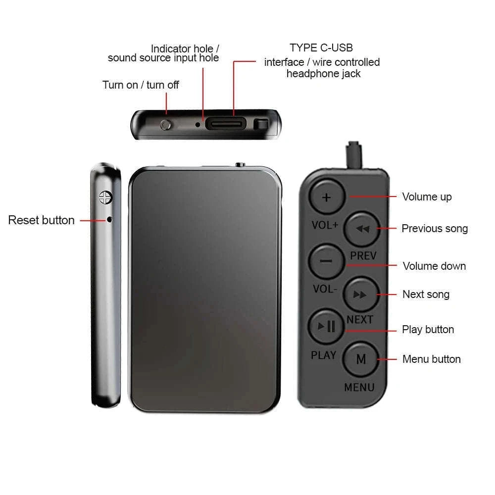 Voice Activated Digital Recorder USB with 29h Battery & Storage Options-black / China Mainland / 32 GB