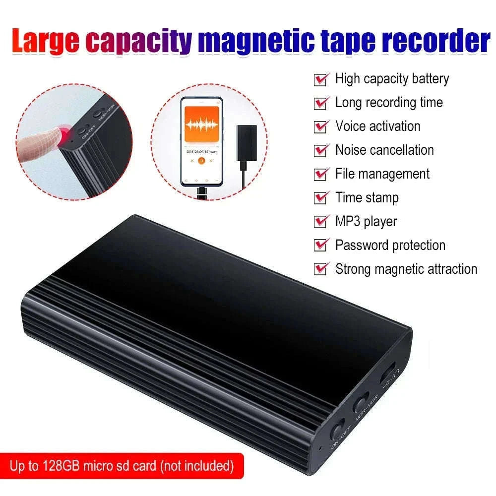 Voice Activated Recorder with 500-Hour Recording Power-Blue / CHINA / 128 GB