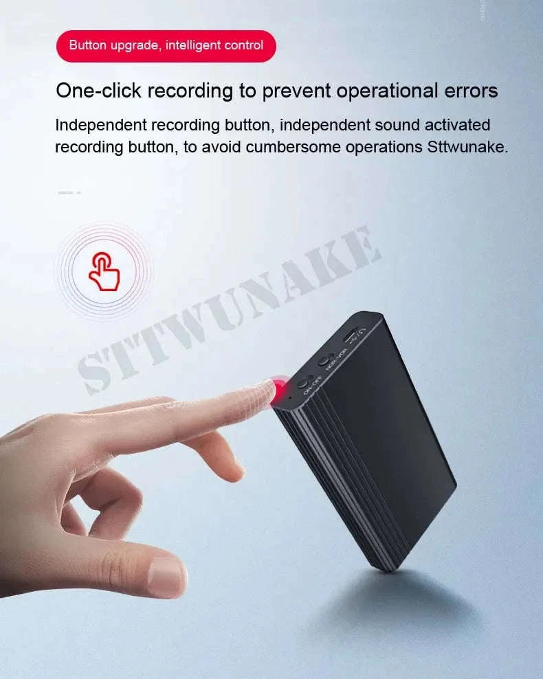 Voice Activated Recorder with 500‑Hour Recording Power-Blue / CHINA / 128 GB