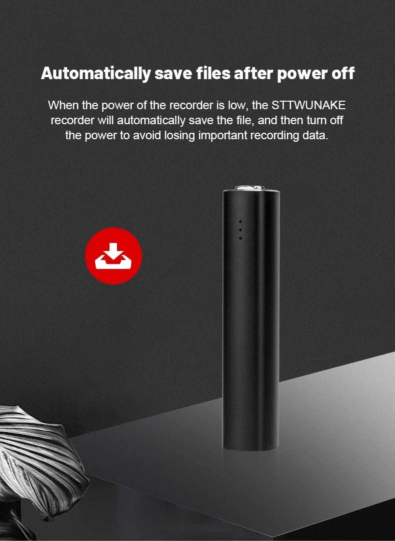 Voice Recorder 600 Hours Magnetic Digital Dictaphone-01 with OTG / China Mainland / 16 GB