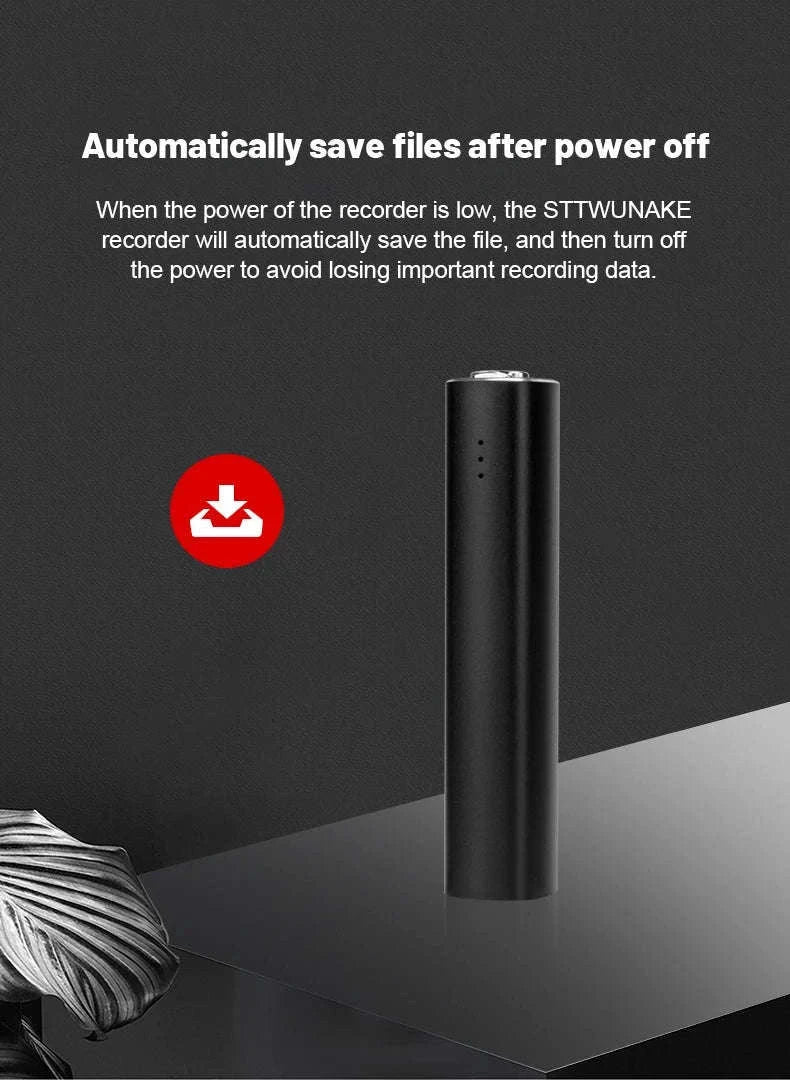 Voice Recorder 600 Hours Magnetic Digital Dictaphone-01 with OTG / China Mainland / 16 GB