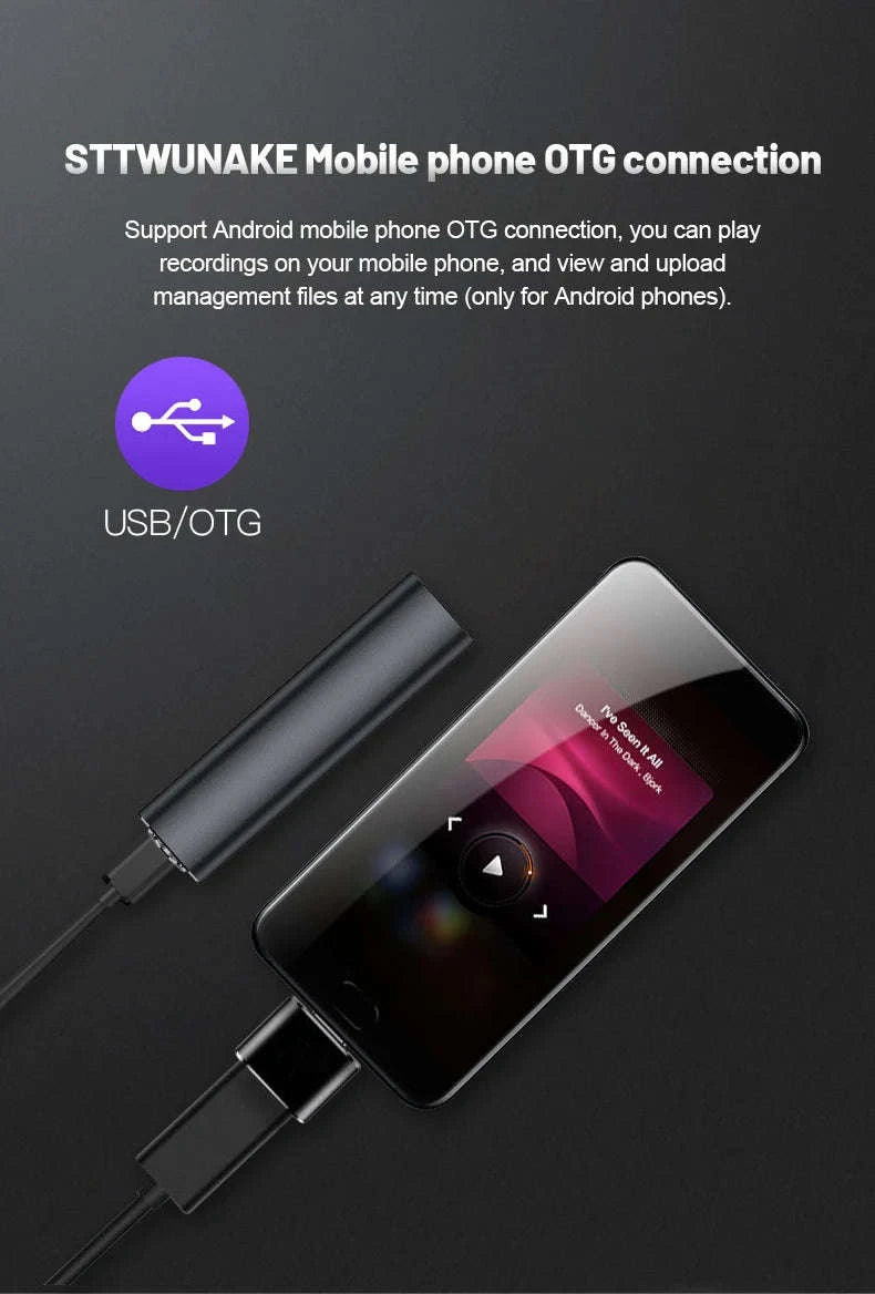 Voice Recorder 600 Hours Magnetic Digital Dictaphone-01 with OTG / China Mainland / 16 GB