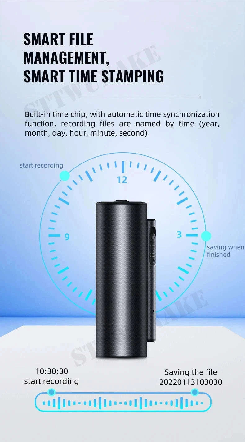 Voice Recorder 600 Hours Magnetic Digital Dictaphone-01 with OTG / China Mainland / 16 GB