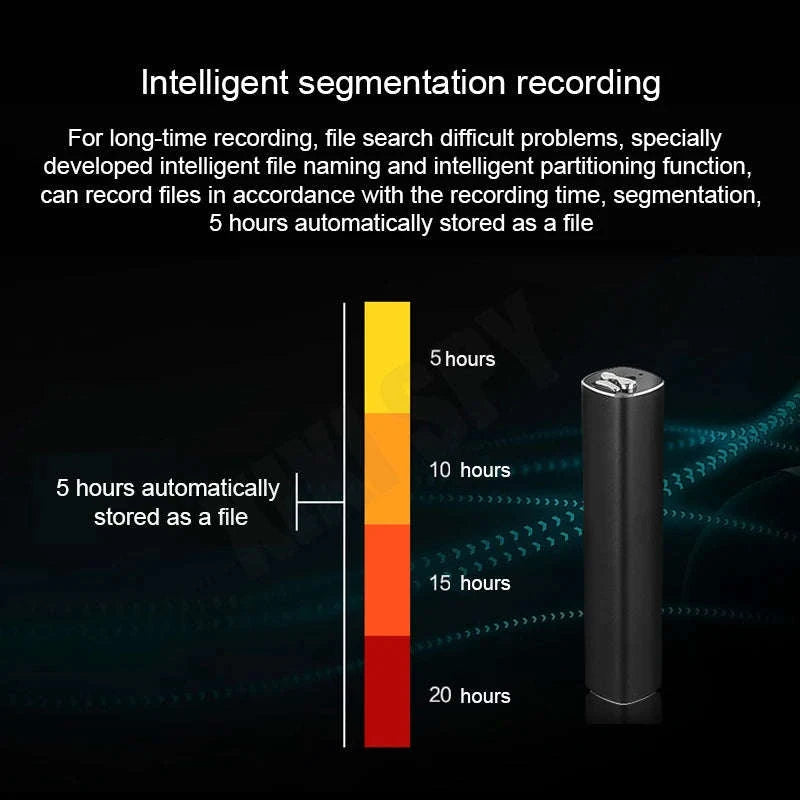 Voice Recorder 600 Hours Magnetic Digital Dictaphone-01 with OTG / China Mainland / 16 GB
