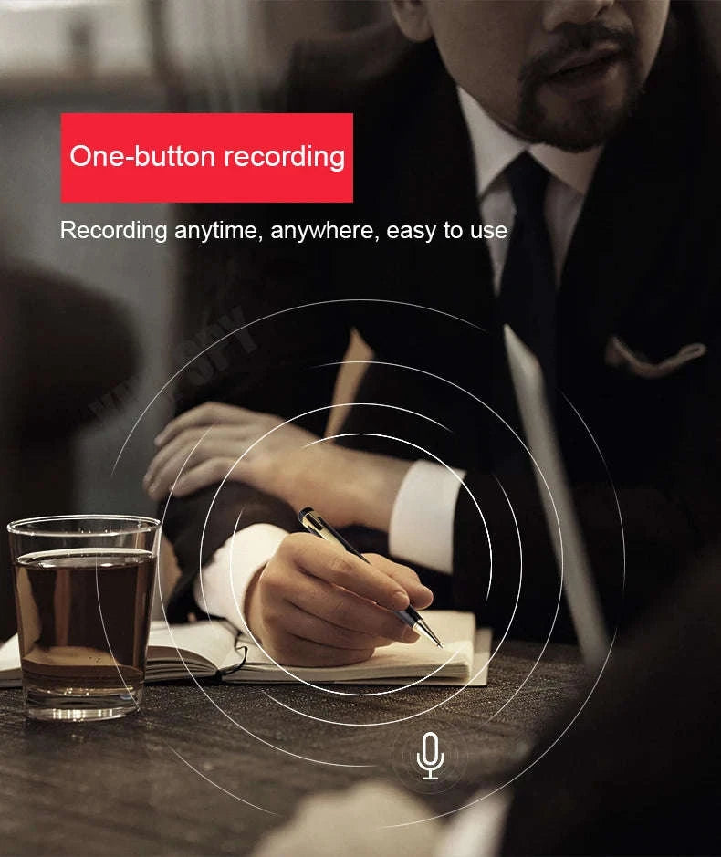 Voice Recorder Mini Pen Activated Recording Dictaphone Micro Audio Sound Digital Small Professional Usb Flash Secret Record-Without OTG / 64 GB