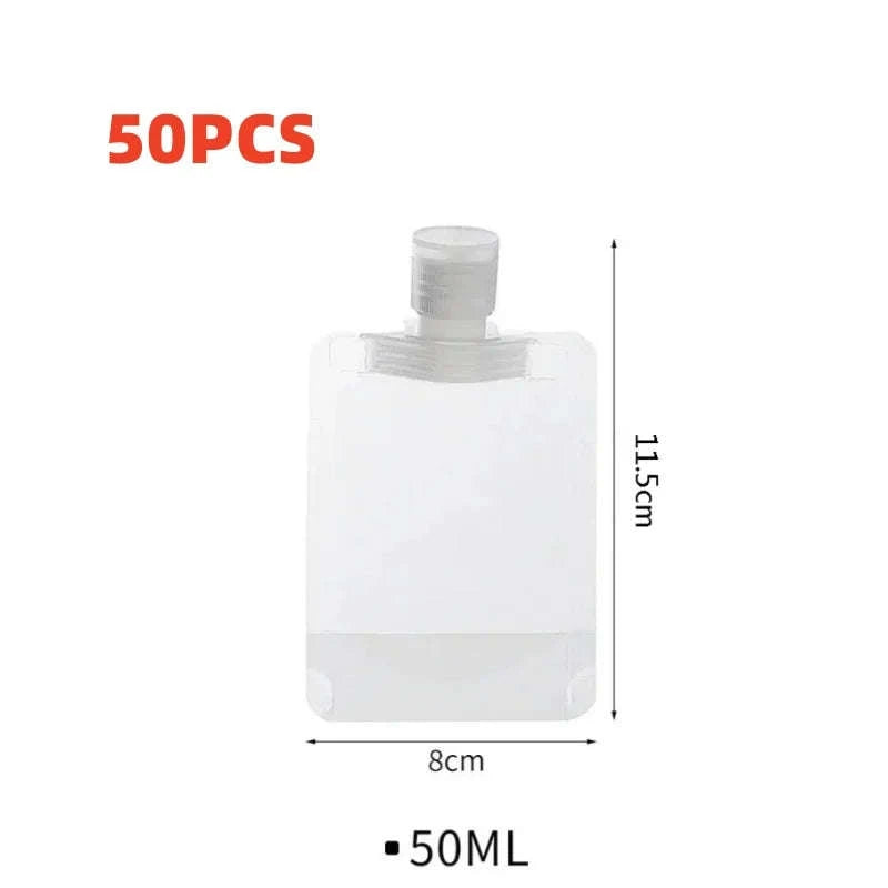 VoyageVac 10-Piece Travel Bottle Set-10Pcs 50ML