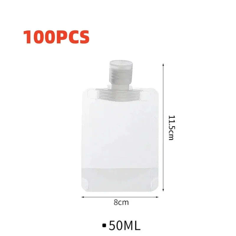 VoyageVac 10-Piece Travel Bottle Set-10Pcs 50ML