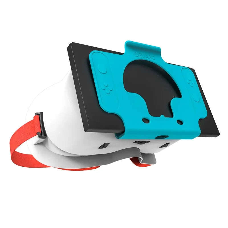 VR Headset for Console and OLED Model with Adjustable HD Lenses-Orange and White / United States