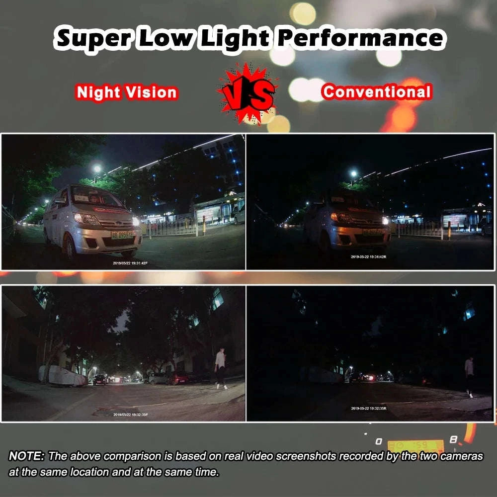 VSYS Dual Channel Motorcycle DVR Camera-D6WL / 64G