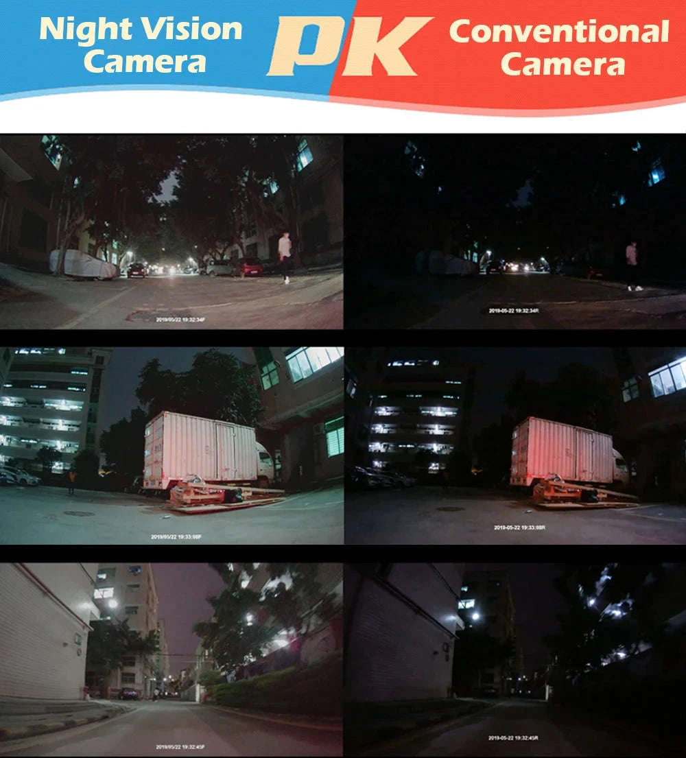 VSYS Dual Motorcycle Dash Cam 1080P Front & Rear-D6RL