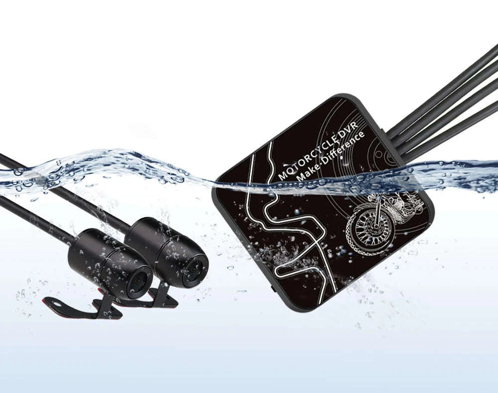 VSYS Dual Motorcycle Dash Cam 1080P Front & Rear-D6RL