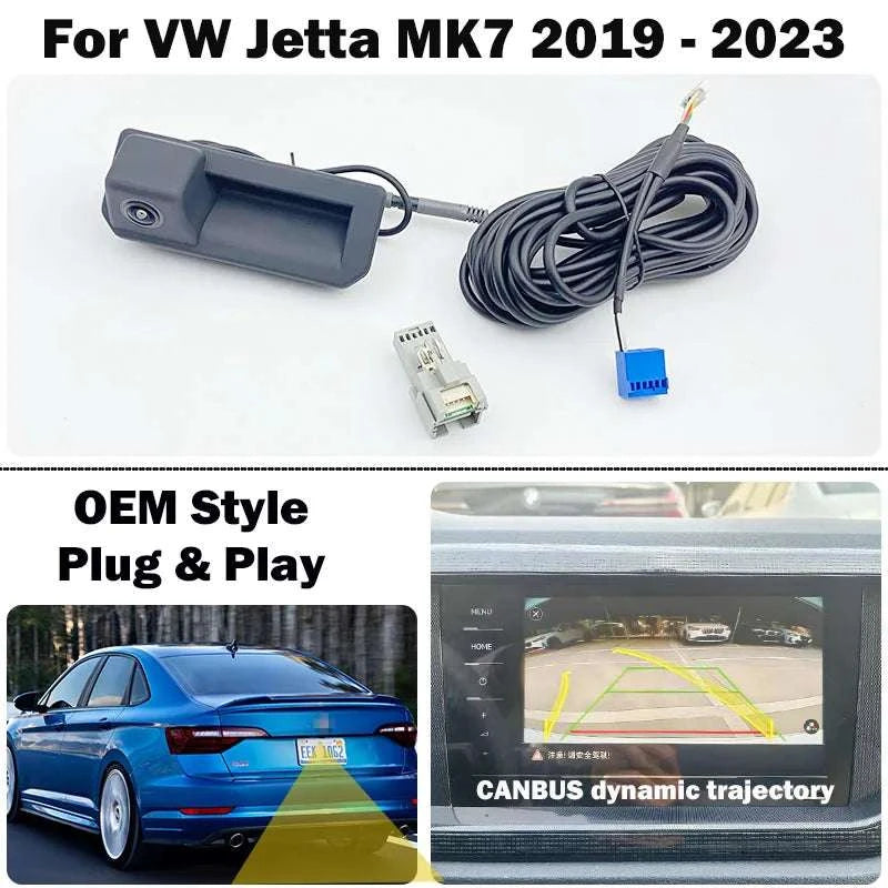 VW Jetta MK7 Rear View Backup Camera 2019–2023 Plug & Play-CANBUS CAM / China Mainland