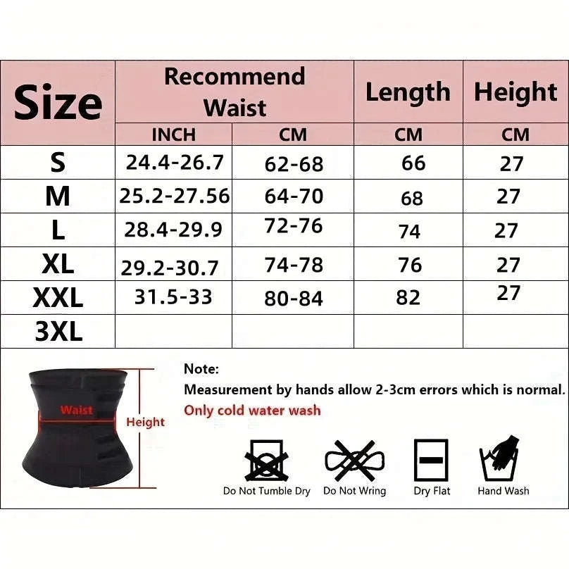 Waist Trainer Slimming Body Shaper Fitness Belt-MH / S