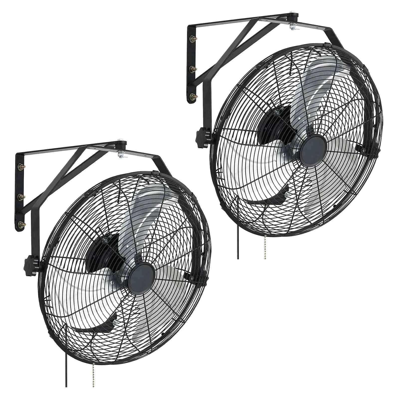 Wall Mount Fan 18/20 Inch 3-Speed Adjustable Rotation Angle-20in / United States