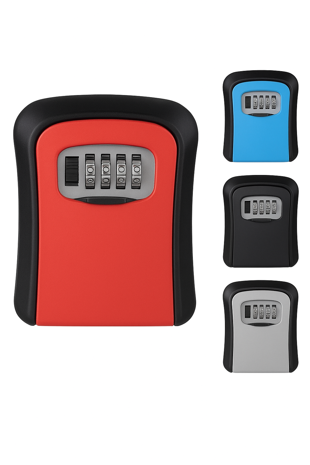 Wall Mount 4-Digit Key Lock Box
