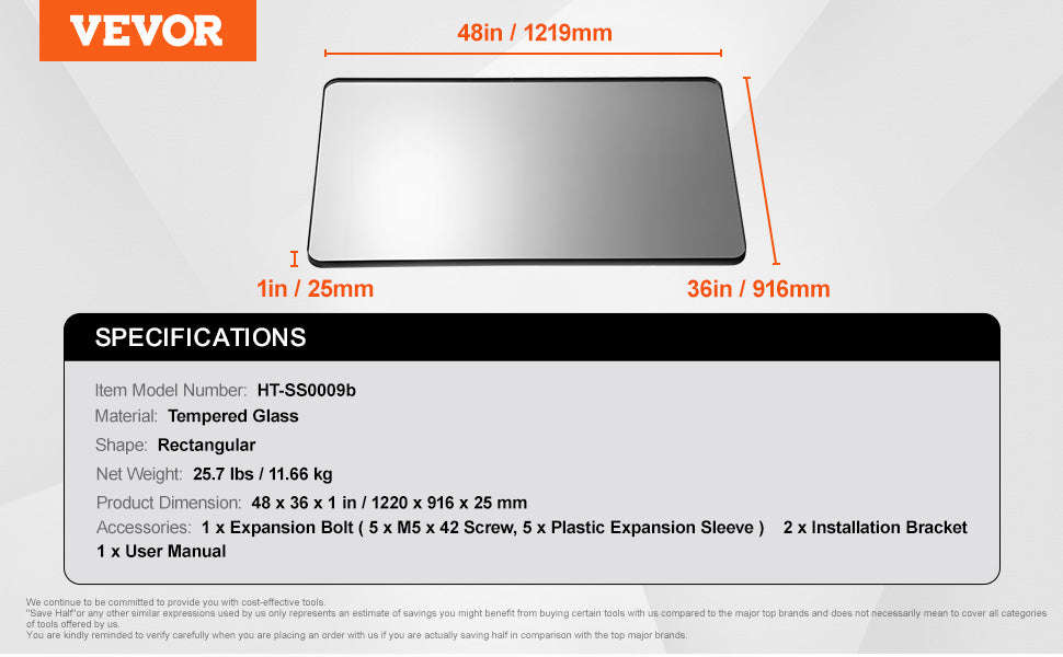 Wall Mounted Makeup Mirror with Aluminum Alloy Frame and Shatter-Resistant Film-28x60inch Black / United States