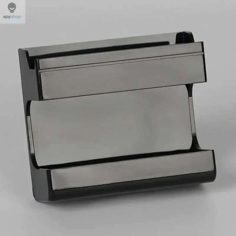 Wall-mounted Organizer – Space-Saving Storage for Remotes and Phones-C black
