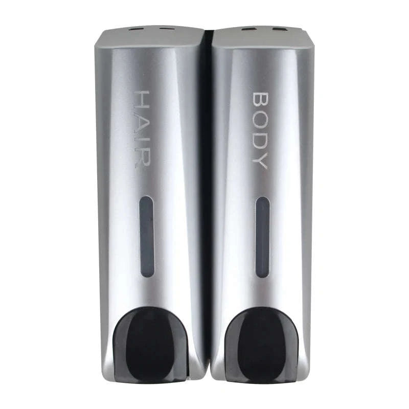 Wall-Mounted Soap Dispenser 350ml Single, Double or Triple-Siliver 3 / China Mainland