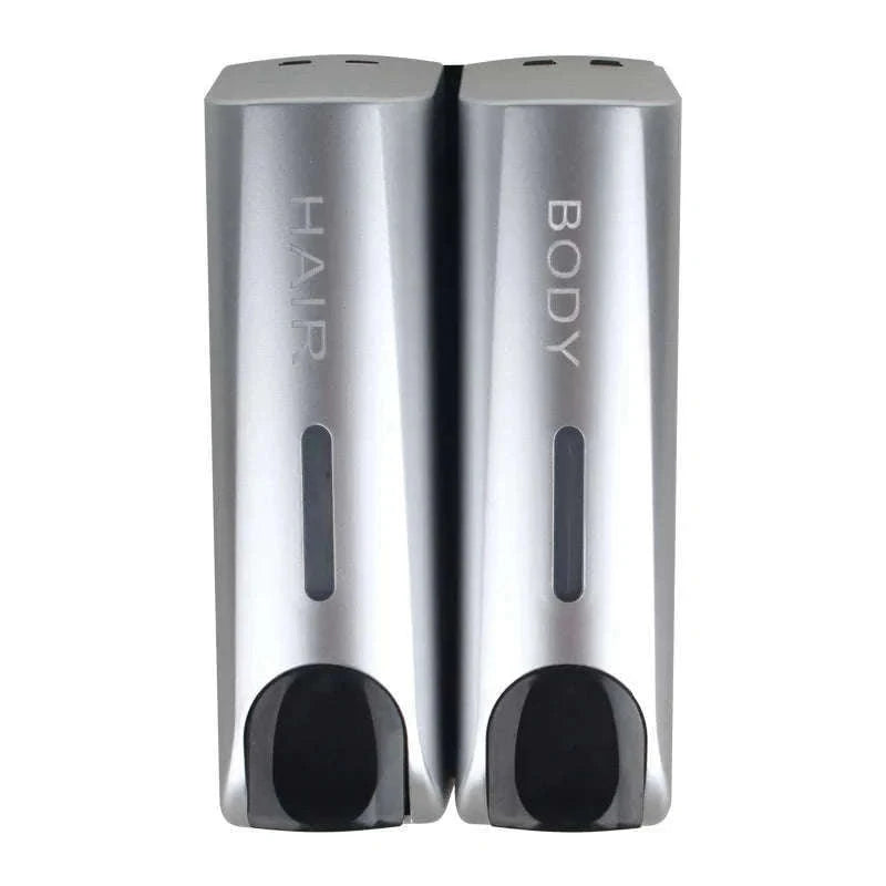 Wall-Mounted Soap Dispenser 350ml Single, Double or Triple-Siliver 3 / China Mainland