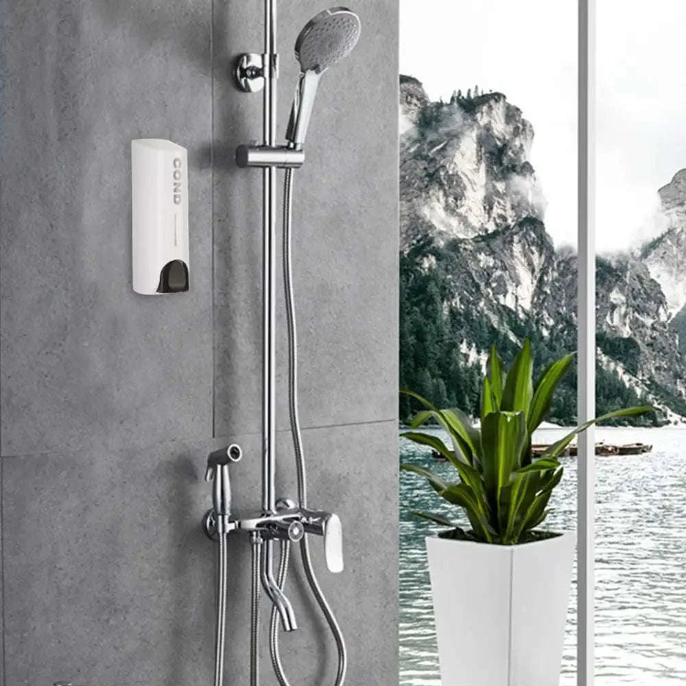 Wall-Mounted Soap Dispenser 350ml Single, Double or Triple-Siliver 3 / China Mainland