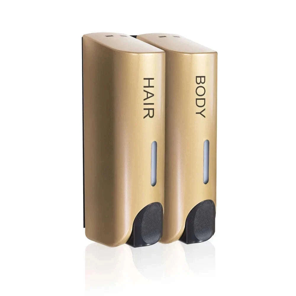 Wall-Mounted Soap Dispenser 350ml Single, Double or Triple-Siliver 3 / China Mainland