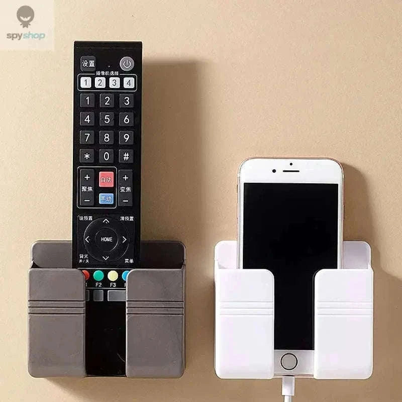 Wall Mounted Storage Box Organizer for Remotes and Phones-4PCS-Black