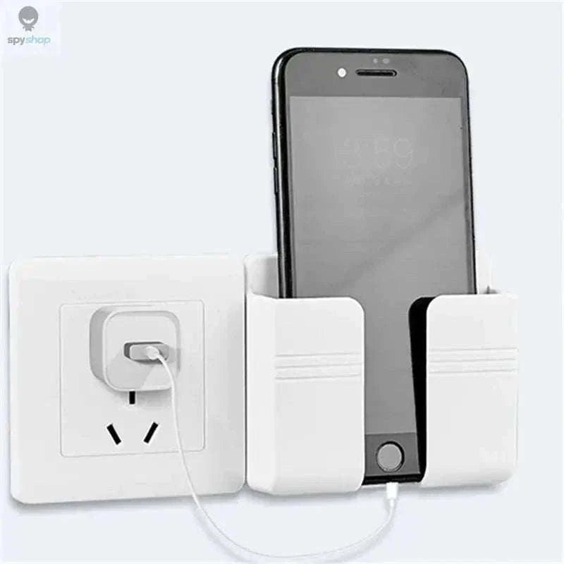 Wall Mounted Storage Box Organizer for Remotes and Phones-4PCS-Black