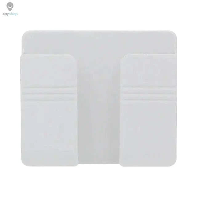 Wall Mounted Storage Box Organizer – Punch‑Free Holder for Remotes, Phones & Chargers-4PCS-Black