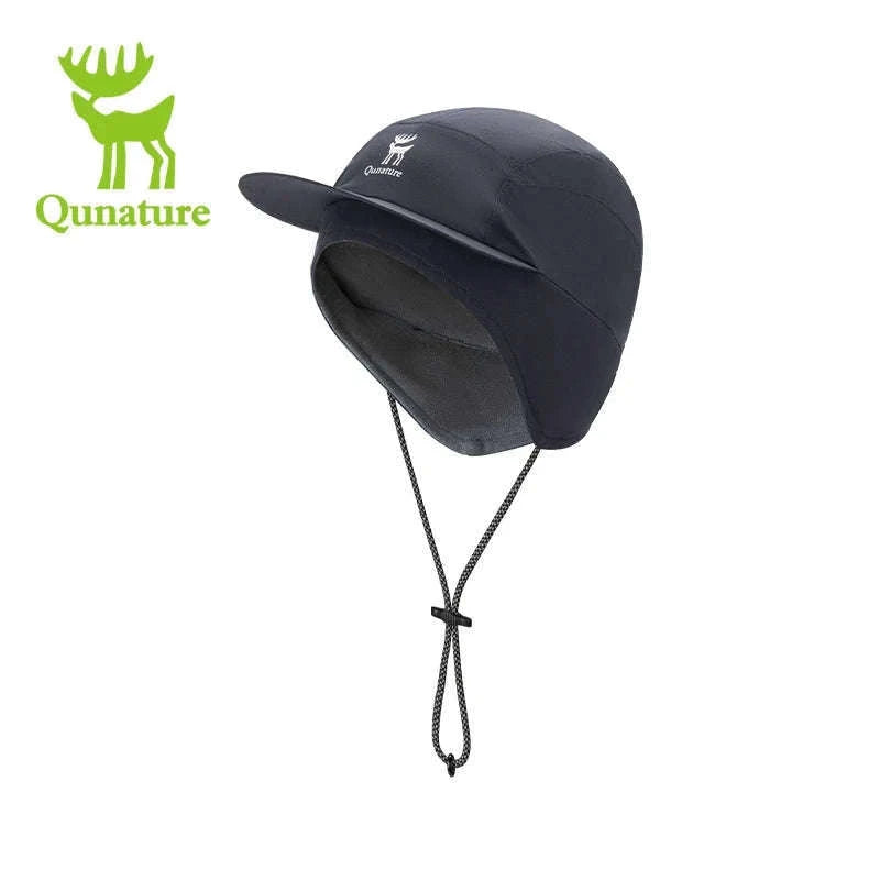 Warm Winter Earflap Hat Windproof Fleece Outdoor Ski Cap-M009-2 / One Size