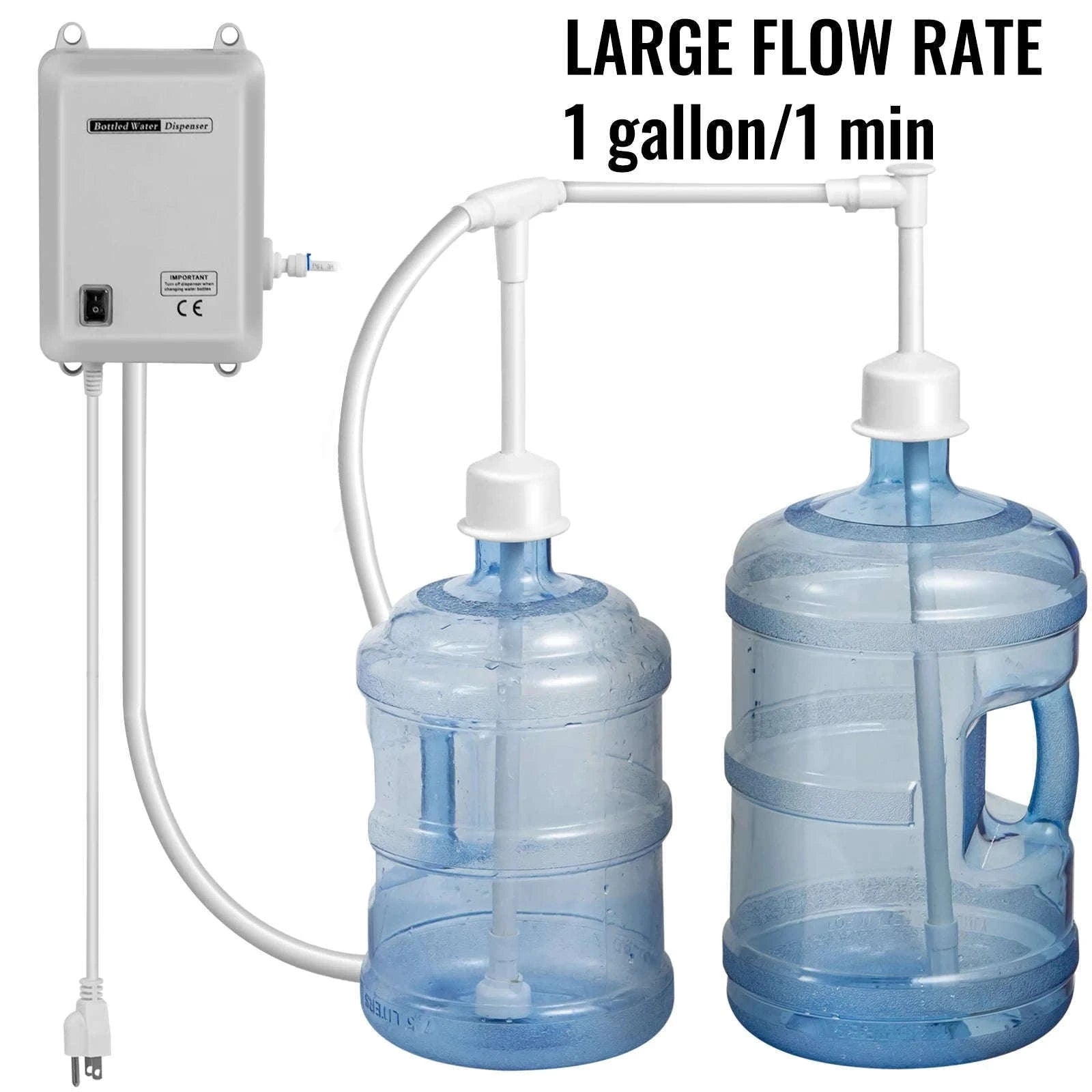 Water Bottle Dispenser Pump System for Refrigerator and Ice Maker-One Pipe Type 1 / Australia