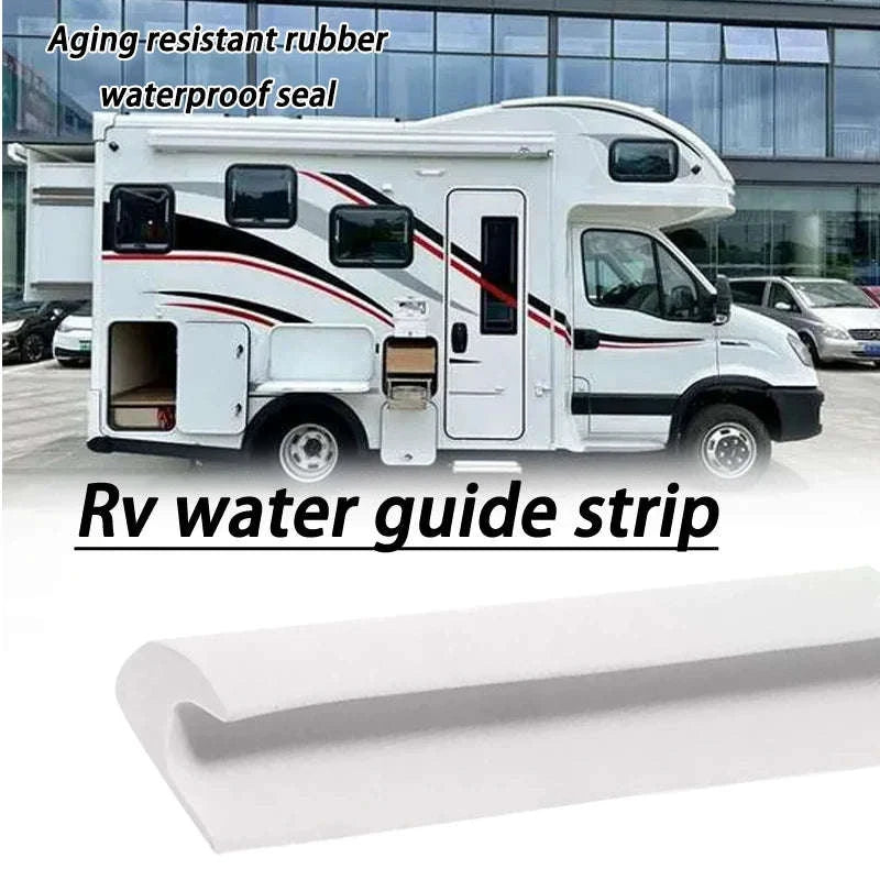 Water Guide Strip Drip Stop for Caravan, Motorhome, Camper, Van, Car, RV-as pic